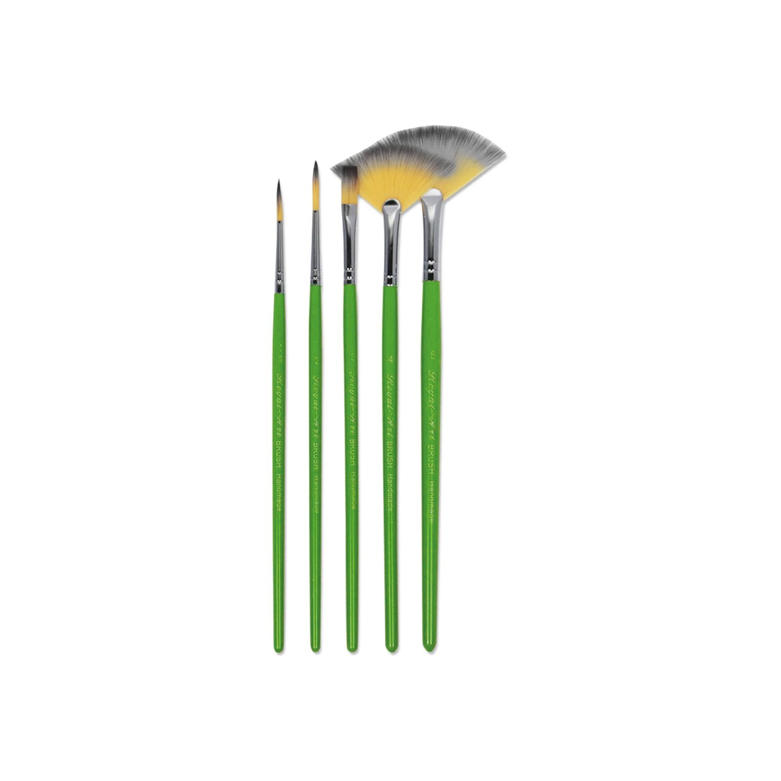 5 brushes