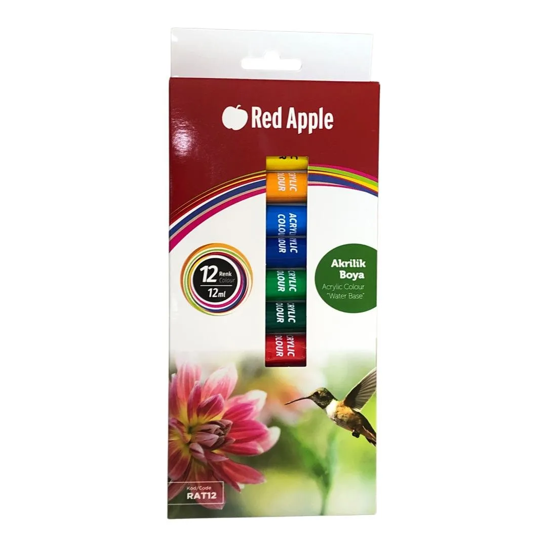 Acrylic color - ألوان - رد أبل