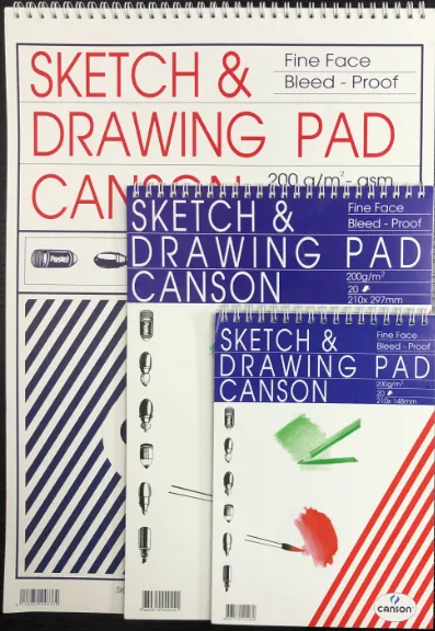 canson pad - دفتر الرسم - كانسون