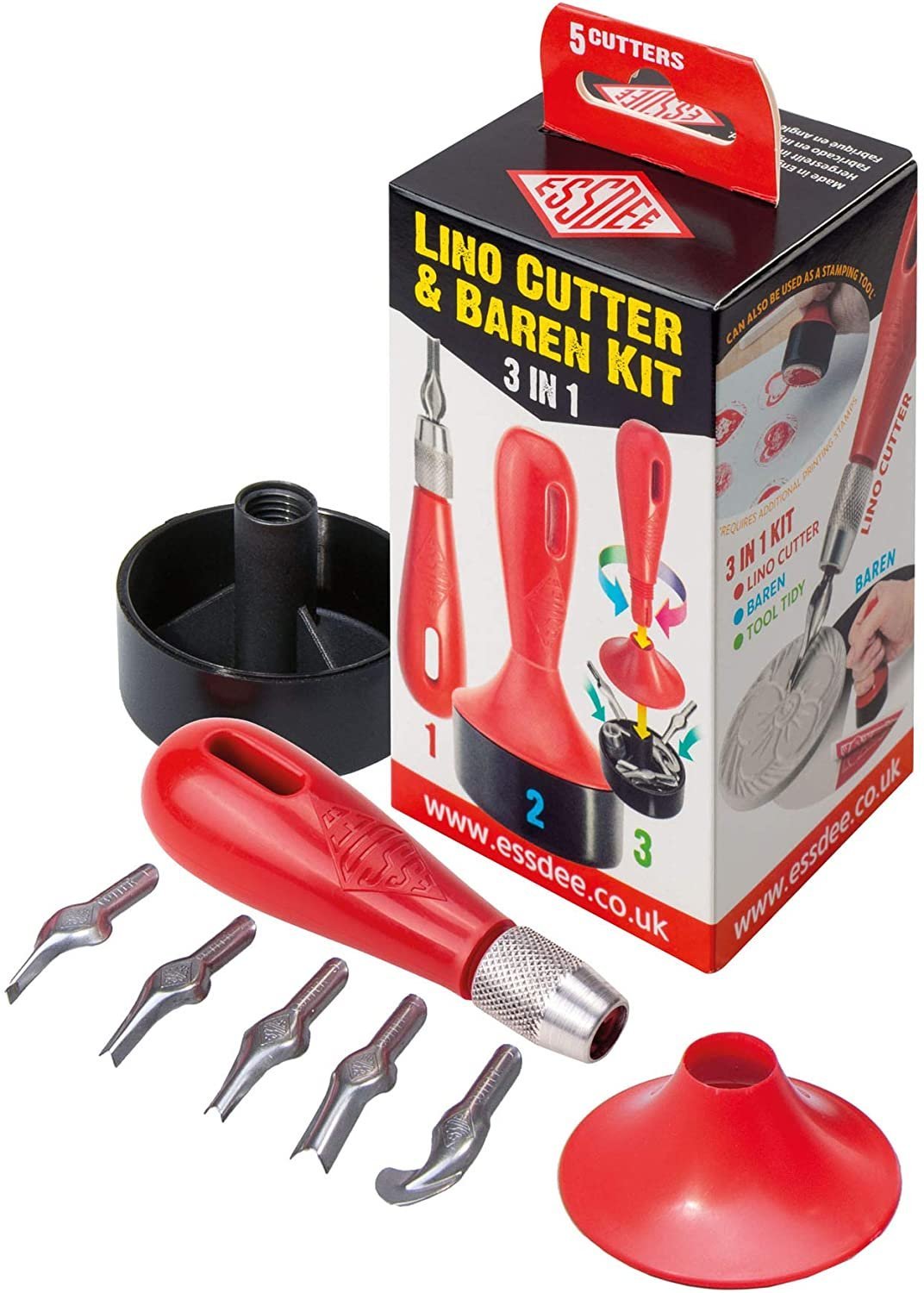 Colorfin Lino Cutting Baren Kit