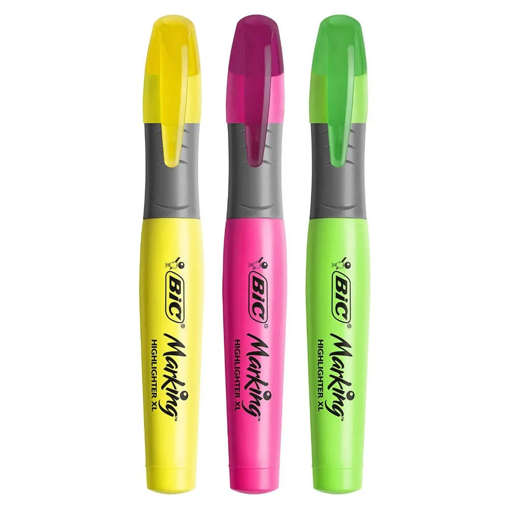 Highlighters XL Assorted Fluorescent - قرطاسية