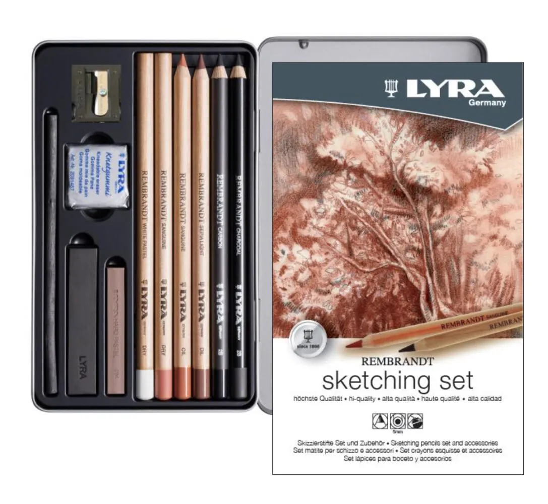 LYRA Rembrandt Sketching Set of 11 - ألوان - ليرا