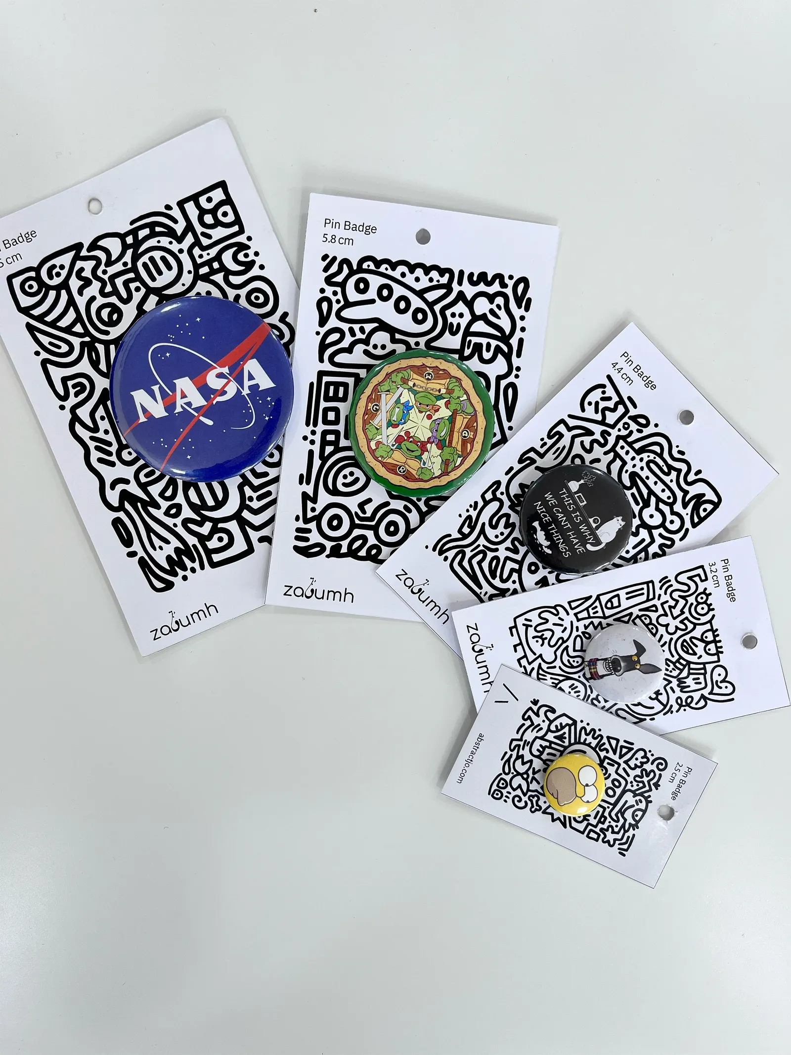 Pin Badges - Services - ABSTRACT