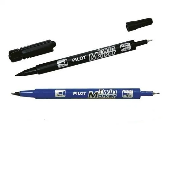 PILOT Twin Marker- Extra Fine / Fine Tip - ألوان - بايلوت