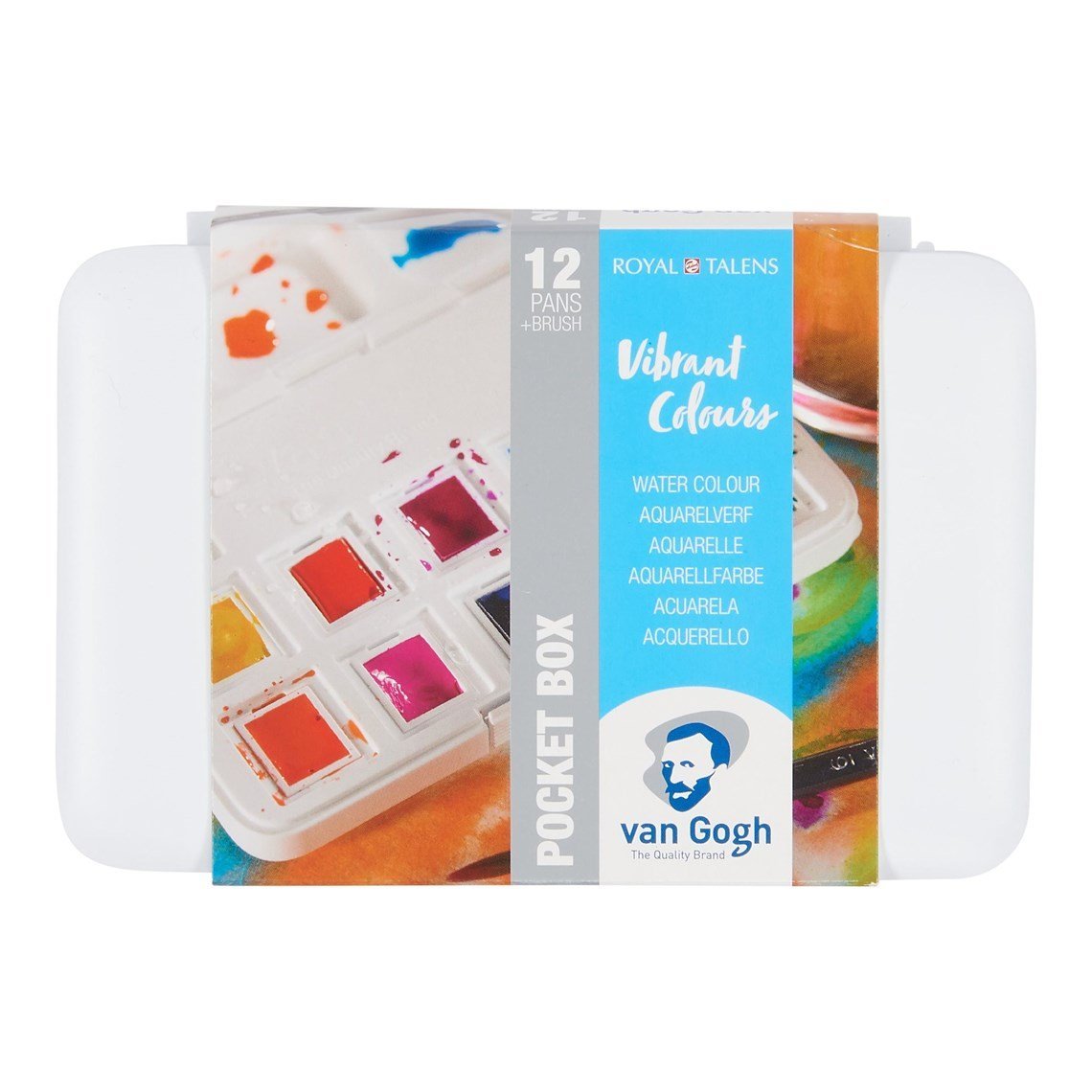 Watercolor Pocket Box Vibrant Colours